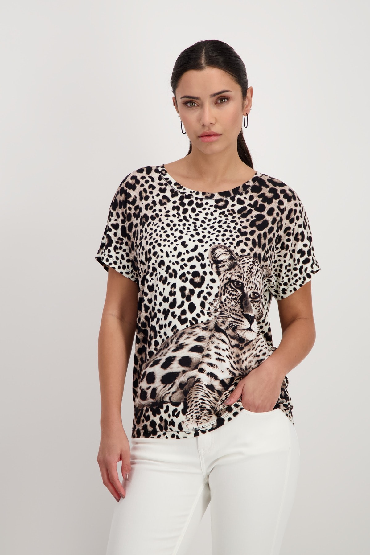 Leoparden_T-Shirt-Mehrfarbig-Bei