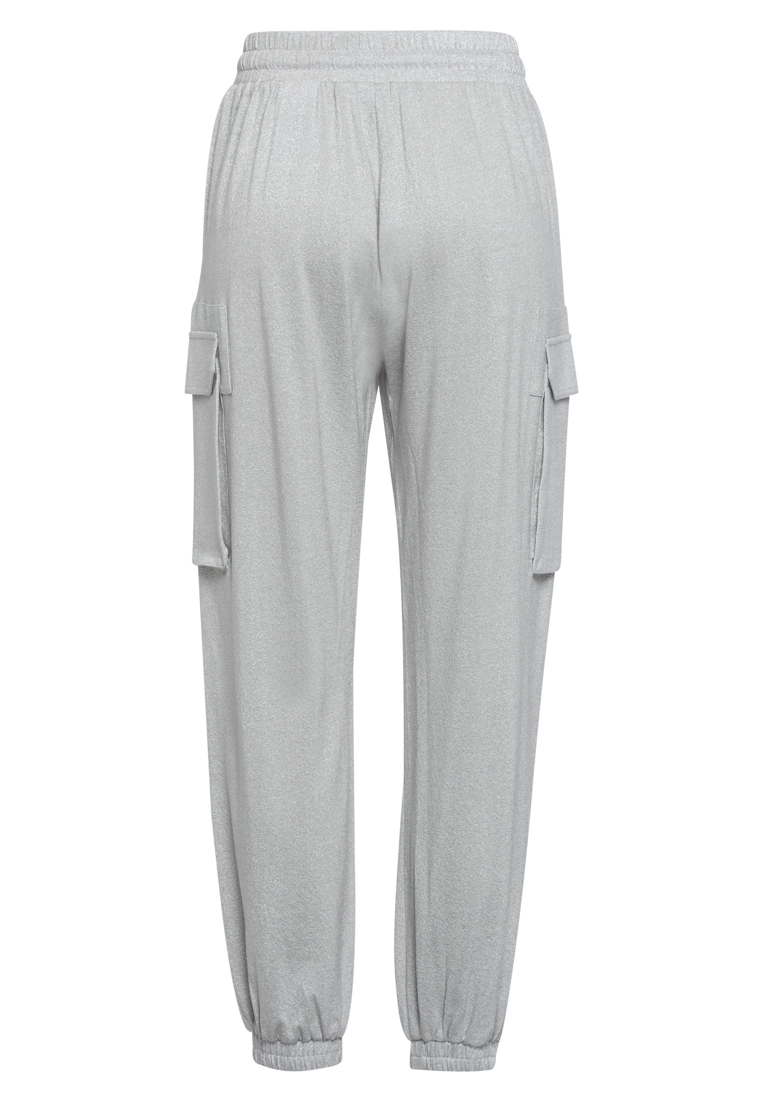 БРЮКИ MARC AUREL светло-серые брюки-джоггеры с эластичным поясом и накладными карманами